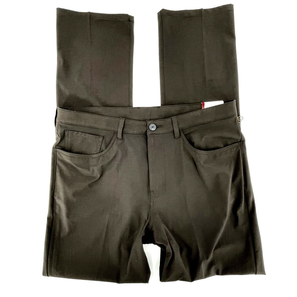 Ben Hogan Men's Stretch Golf Pants, UPF, NWT, Sz 36x34, Black Heather Athleisure